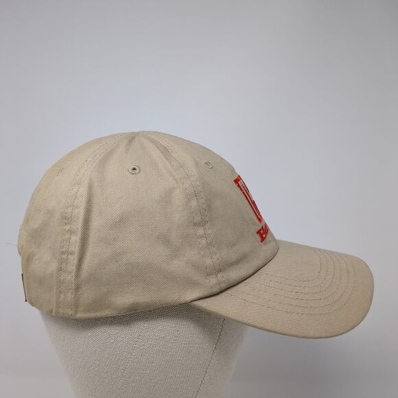 Hornady Strapback Hat Tan One Size Adjustable Embroidered 6 Panel Cotton - Picture 4 of 8